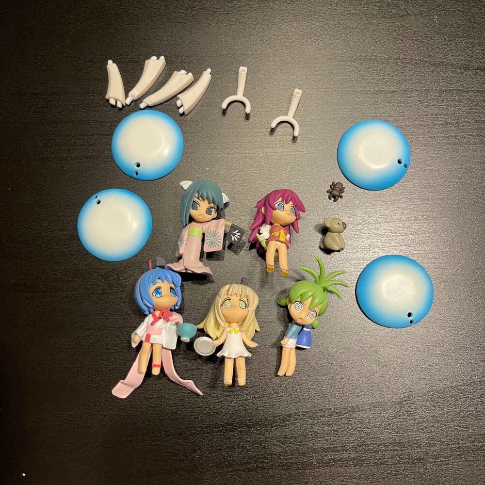 Yujin Gashapon Kawaii Cute Binchotan Charcoal Girl Figure Part 1.5 Capsule Toy